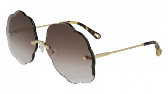 Chloé CE156S Sunglasses, (742) GOLD/GRADIENT BROWN
