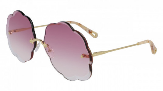 Chloé CE156S Sunglasses, (850) GOLD/GRADIENT PINK