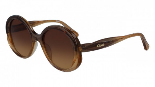 Chloé CE3615S Sunglasses, (214) GLITTER BROWN GOLD