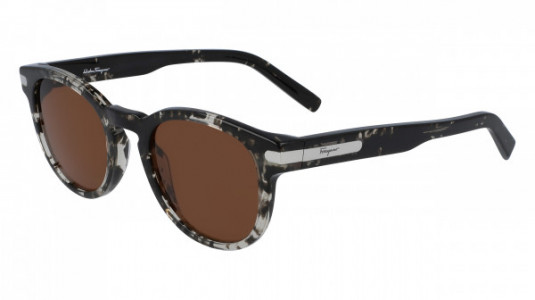 Ferragamo SF935S Sunglasses, (052) GREY HAVANA