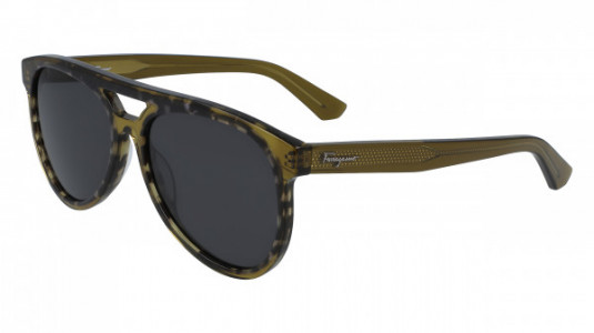 Ferragamo SF945S Sunglasses, (055) GREY HAVANA/BROWN