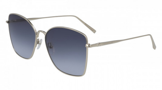 Longchamp LO117S Sunglasses, (722) GOLD/SMOKE