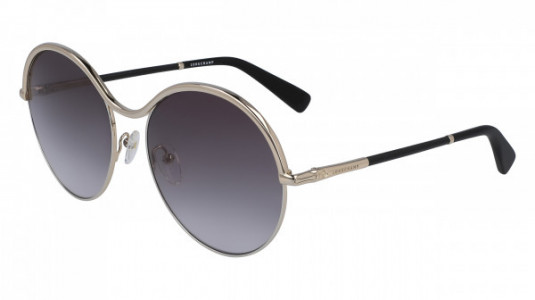 Longchamp LO123SL Sunglasses, (011) BLACK/GOLD