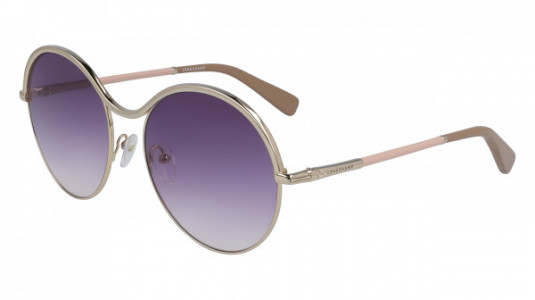 Longchamp LO123SL Sunglasses, (723) GOLD/BEIGE
