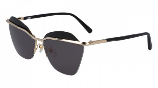MCM MCM133S Sunglasses, (738) SHINY GOLD/GREY