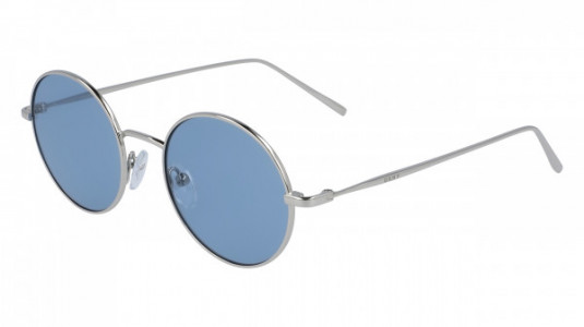 DKNY DK105S Sunglasses, (030) SILVER/BLUE