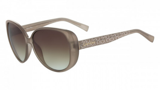 Calvin Klein R694S Sunglasses, (290) CRYSTAL NUDE