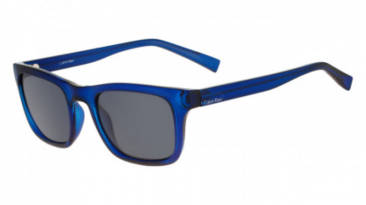 Calvin Klein R699S Sunglasses, (416) CRYSTAL NAVY