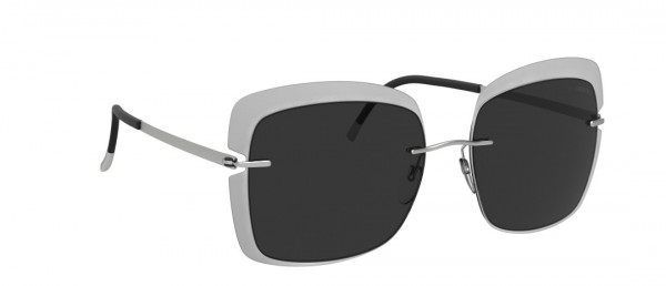 Silhouette Accent Shades 8165 Sunglasses, 6500 SLM POL Grey
