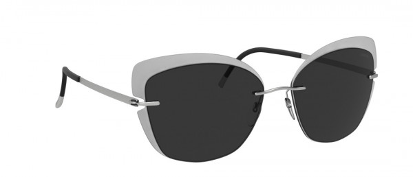 Silhouette Accent Shades 8166 Sunglasses, 6500 SLM POL Grey