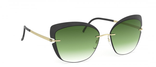 Silhouette Accent Shades 8166 Sunglasses, 9240 Classic Green Gradient