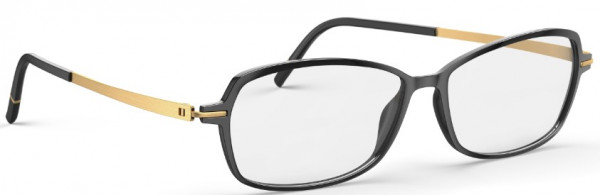 Silhouette Momentum Full Rim 1593 Eyeglasses, 9020 Black Onyx / Gold
