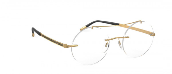 Silhouette Prestige 2018 GM Eyeglasses, 7520 Gold / Black