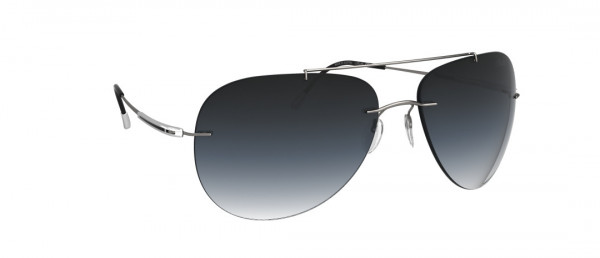 Silhouette Adventurer Collection 8721 Sunglasses, 6560 Classic Grey Gradient