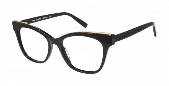 Vince Camuto VO505 Eyeglasses, OX BLACK/SHINY GOLD