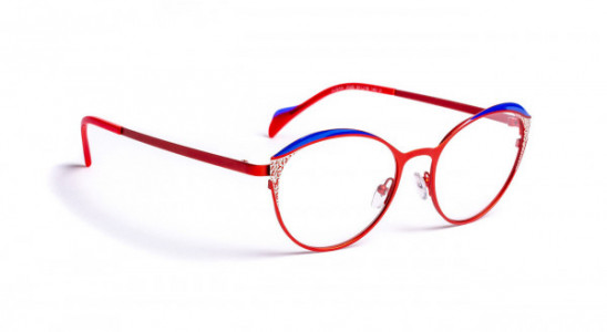 Boz by J.F. Rey JOSAA Eyeglasses, RED / BLEU / ARGENT (3020)