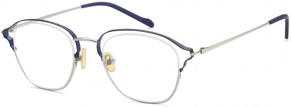 AGO AGO 1023 Eyeglasses, 03-Navy/Silver