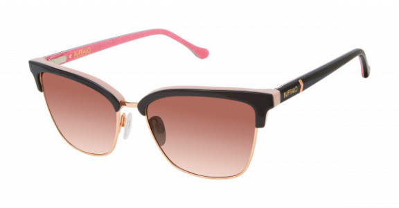 Buffalo BWS001 Sunglasses, Black / Blush (BLK)