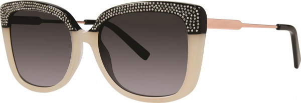 Vera Wang Tera Sunglasses, Black/Horn