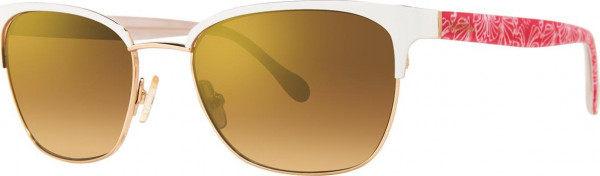 Lilly Pulitzer Cayman Sunglasses, White