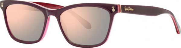 Lilly Pulitzer Lucca Sunglasses, Berry