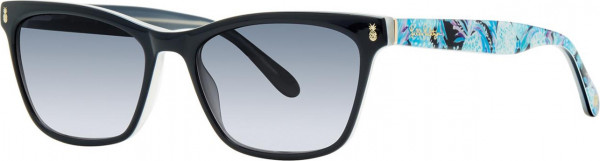 Lilly Pulitzer Lucca Sunglasses, Navy