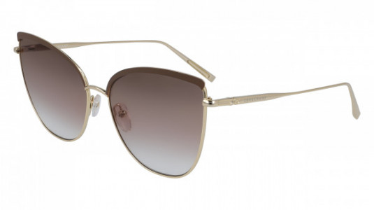 Longchamp LO130S Sunglasses, (718) GOLD/BROWN