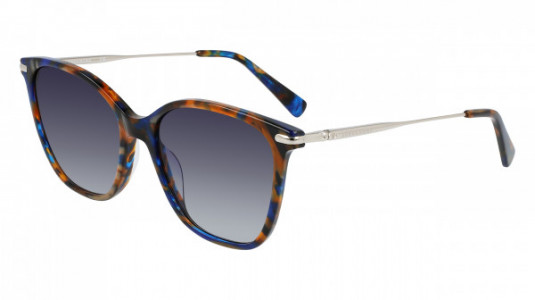 Longchamp LO660S Sunglasses, (434) PEARLY BLUE HAVANA
