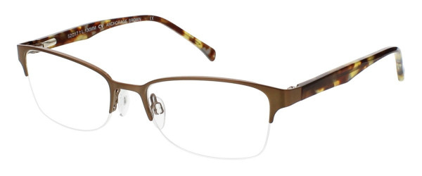 ClearVision ANCHORAGE Eyeglasses, Brown