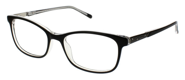 Jessica McClintock JMC 4312 Eyeglasses, Black Laminate