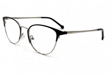 Eyecroxx EC596MD Eyeglasses, C1 Black Silver