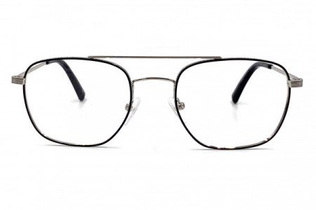 Eyecroxx EC598M Eyeglasses, C3 Black Silver