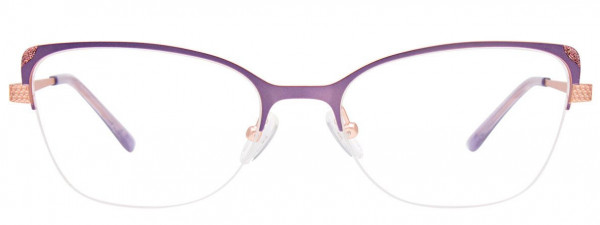 EasyClip EC539 Eyeglasses, 080 - Matt Light Purple & Matt Light Pink