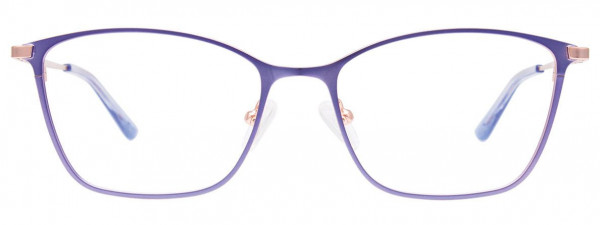 EasyClip EC532 Eyeglasses, 080 - Satin Periwinkle & Light Pink