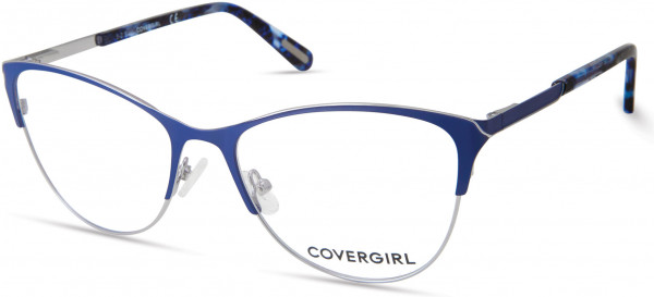 CoverGirl CG4007 Eyeglasses, 091 - Matte Blue