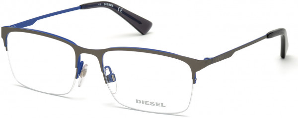 Diesel DL5347 Eyeglasses, 009 - Matte Gunmetal