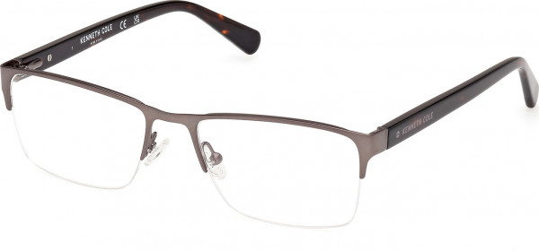 Kenneth Cole New York KC0313 Eyeglasses, 008 - Shiny Gunmetal / Dark Havana