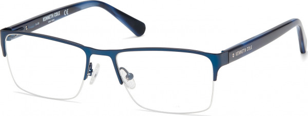 Kenneth Cole New York KC0313 Eyeglasses, 091 - Shiny Blue / Blue/Pearl