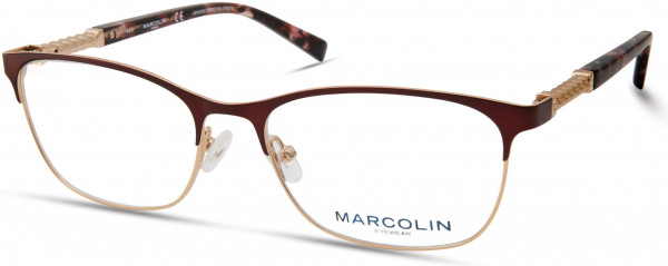 Marcolin MA5022 Eyeglasses, 070 - Matte Bordeaux