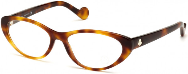 Moncler ML5066 Eyeglasses, 052 - Shiny Classic Havana