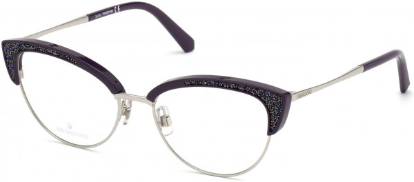 Swarovski SK5363 Eyeglasses, 081 - Shiny Violet