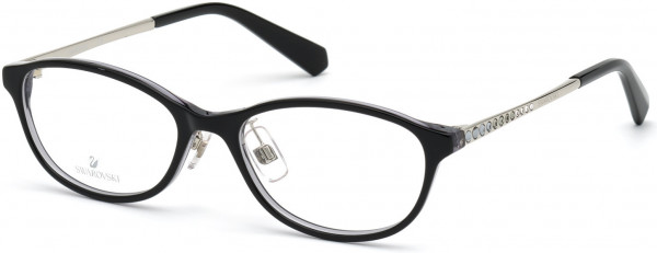 Swarovski SK5379-D Eyeglasses, 005 - Black/other