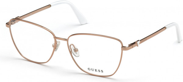Guess GU2779 Eyeglasses, 028 - Shiny Rose Gold