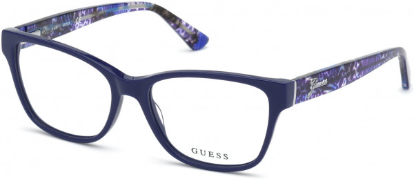 Guess GU2781 Eyeglasses, 090 - Shiny Blue