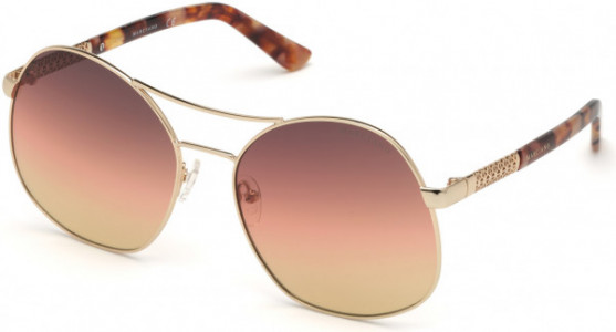 GUESS by Marciano GM0807 Sunglasses, 32B - Gold / Gradient Smoke