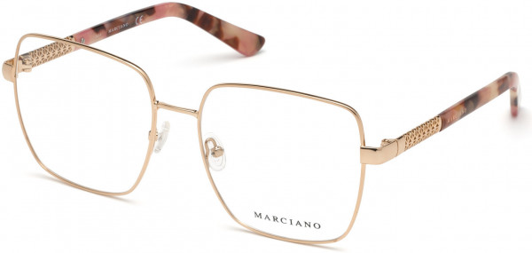 GUESS by Marciano GM0359 Eyeglasses, 028 - Shiny Rose Gold