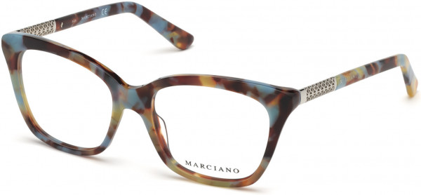 GUESS by Marciano GM0360 Eyeglasses, 089 - Turquoise/other