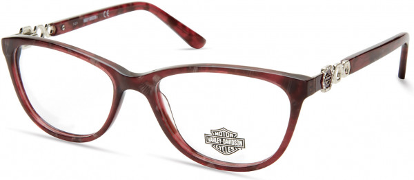 Harley-Davidson HD0554 Eyeglasses, 069 - Shiny Bordeaux