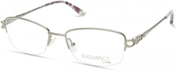 Viva VV8009 Eyeglasses, 010 - Shiny Light Nickeltin