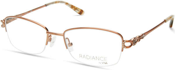Viva VV8009 Eyeglasses, 045 - Shiny Light Brown
